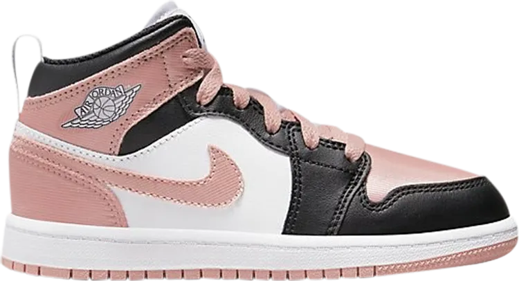 Air Jordan 1 Mid PS White Light Madder Root Sneakers, white
