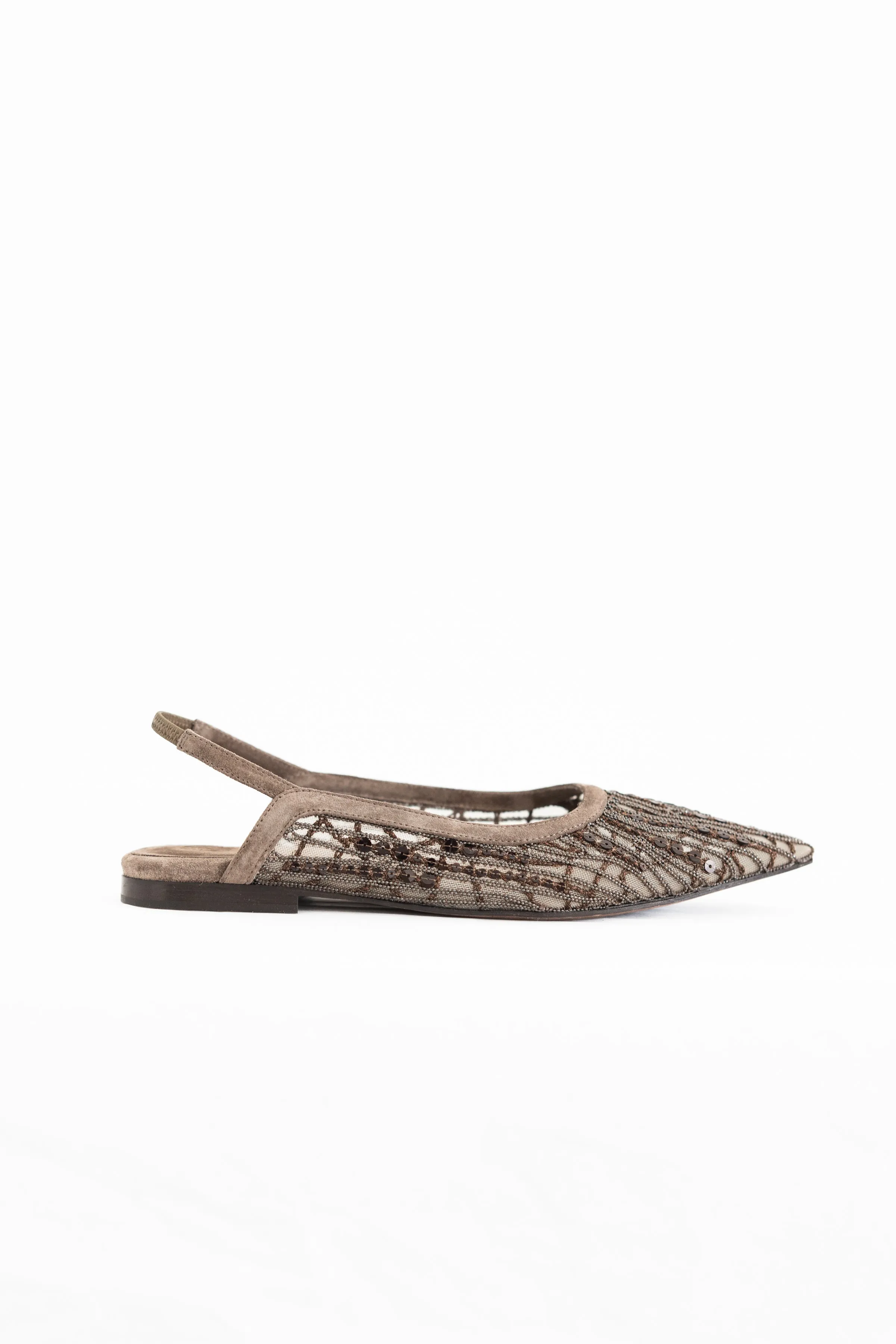 Brunello Cucinelli Flat Slingback Ballet