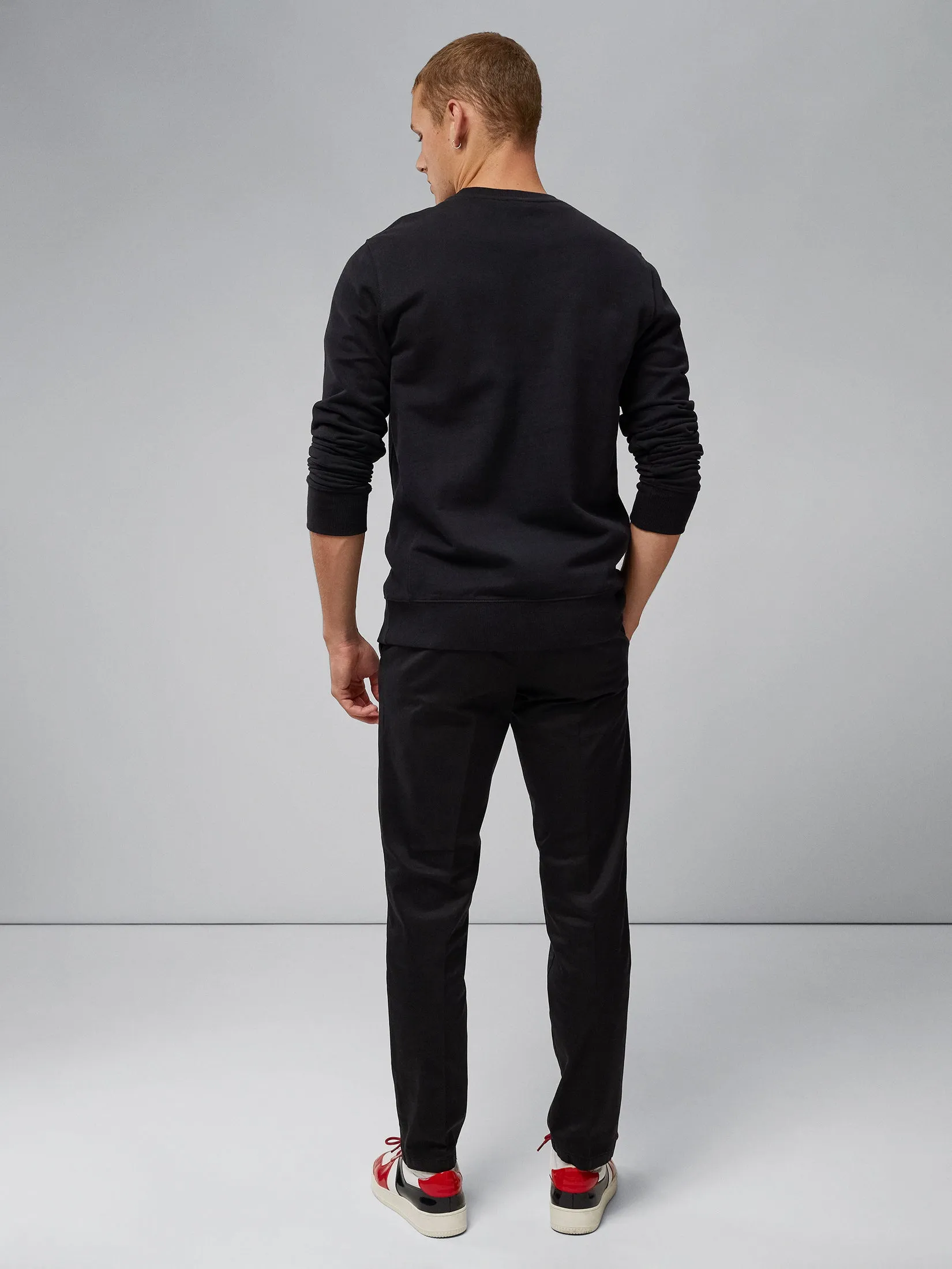 Cal Crew Neck Sweat / Black