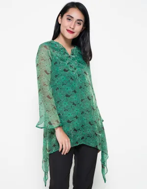 Cardinal Femme Blouse Wanita Flower Monday