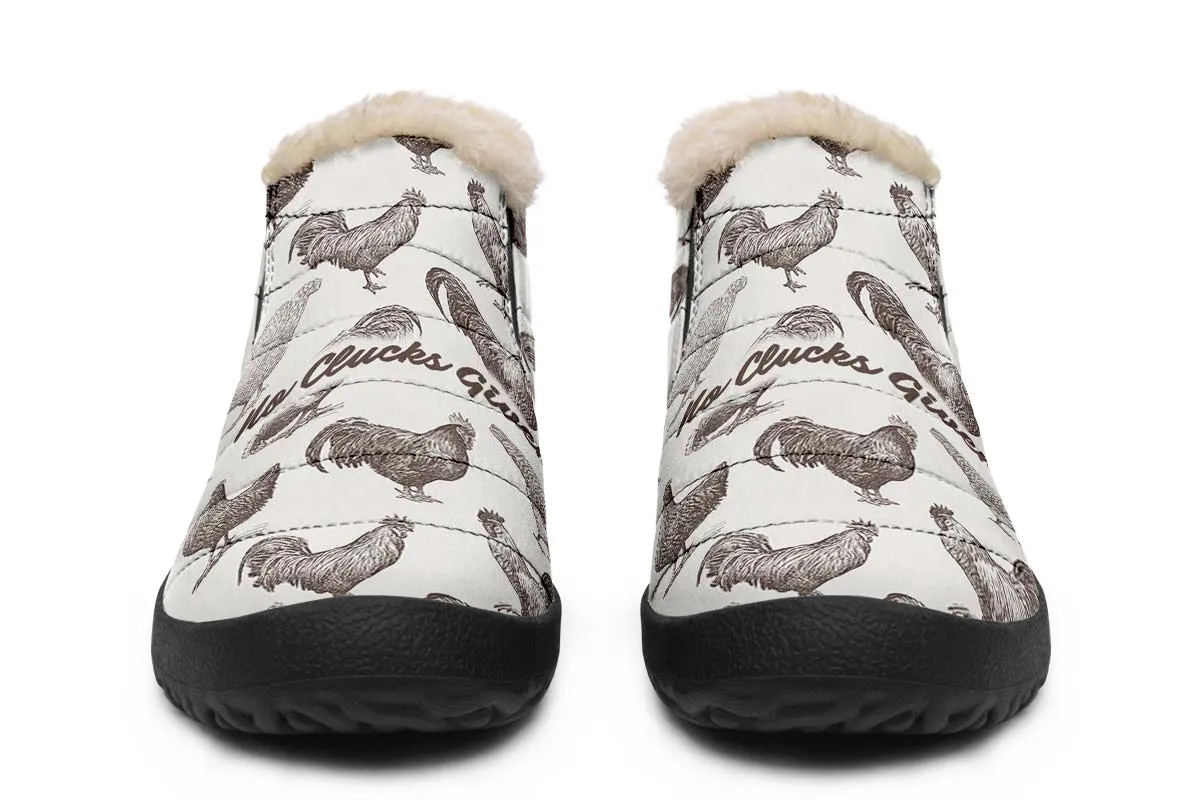 Chicken Clucks Winter Sneakers