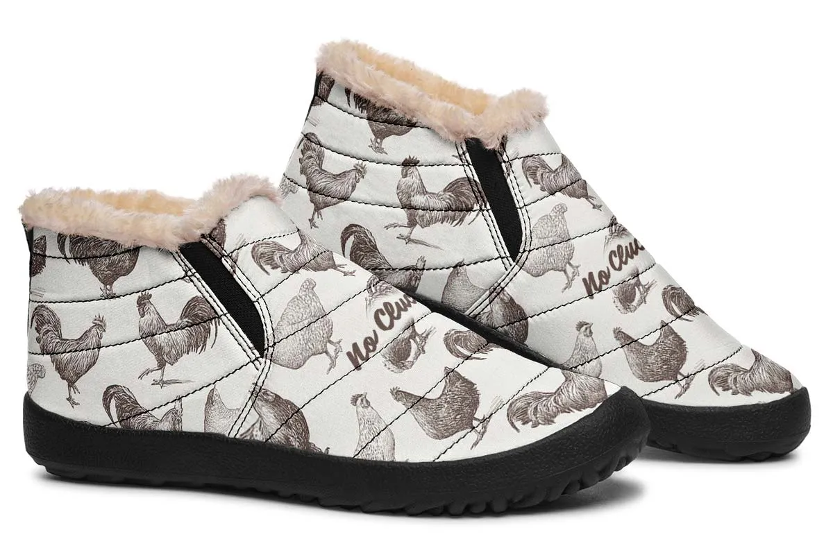 Chicken Clucks Winter Sneakers