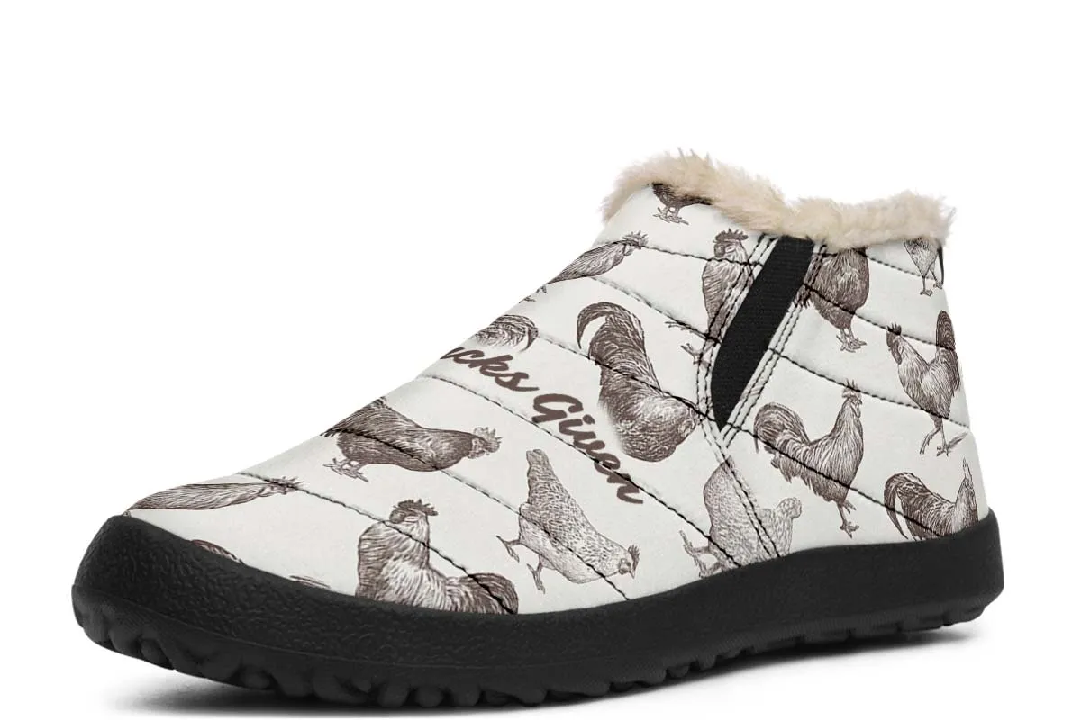 Chicken Clucks Winter Sneakers
