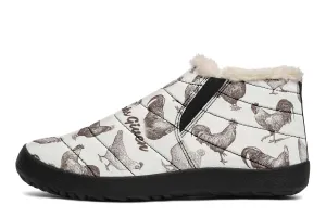 Chicken Clucks Winter Sneakers