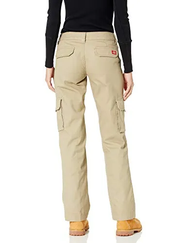Dickies Women's Relaxed Cargo Pant Rinsed Desert Sand 10