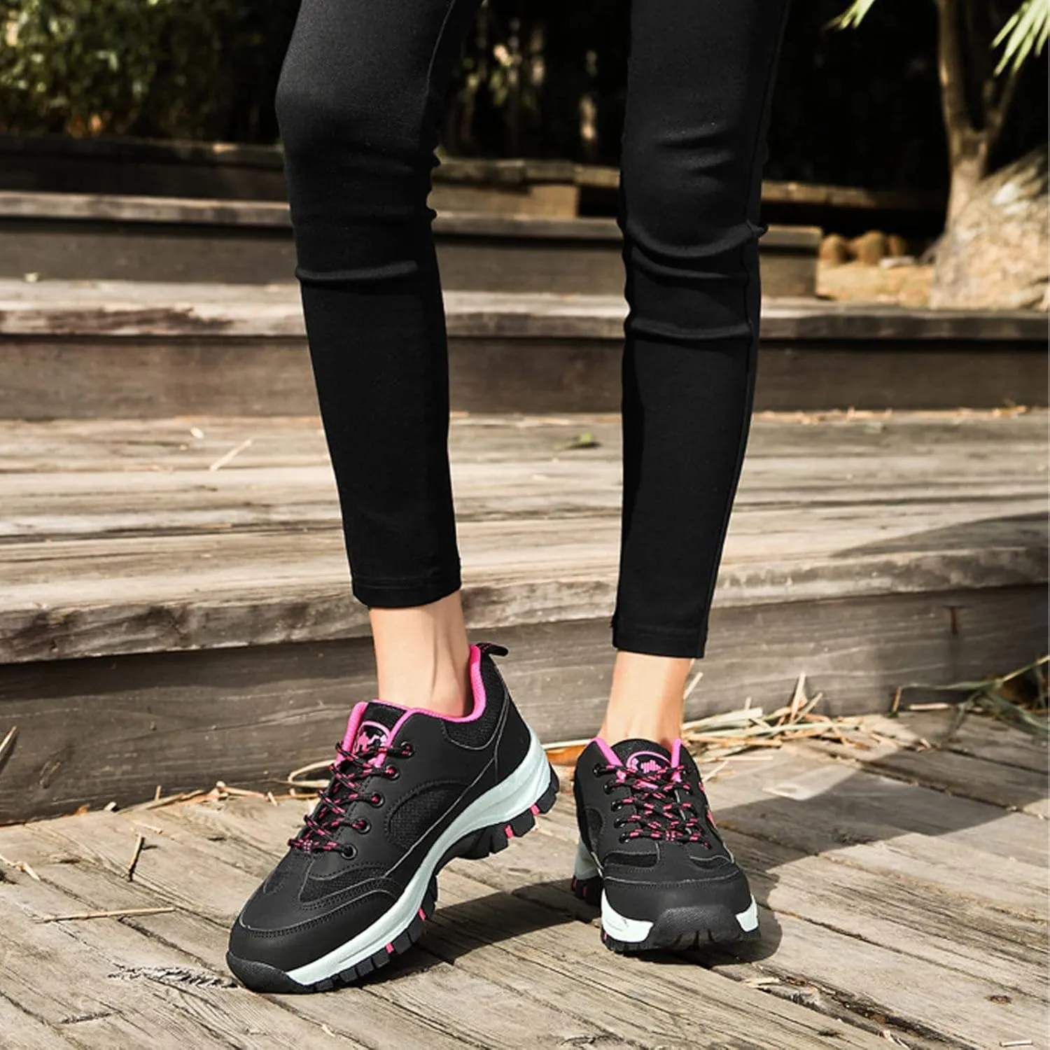DirraBra Women's Outdoor Hiking Orthopedic Shoes,Lightweight Non-Slip Sneakers Waterproof Breathable Trail Trekking Running Shoes