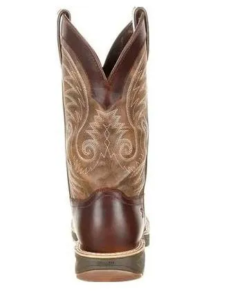 Durango Men's Ultra-Lite™ Brown Leather Vintage Waterproof Square Toe Western Boot DDB0137