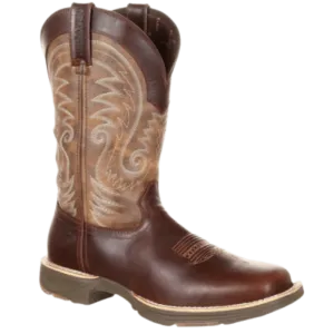 Durango Men's Ultra-Lite™ Brown Leather Vintage Waterproof Square Toe Western Boot DDB0137