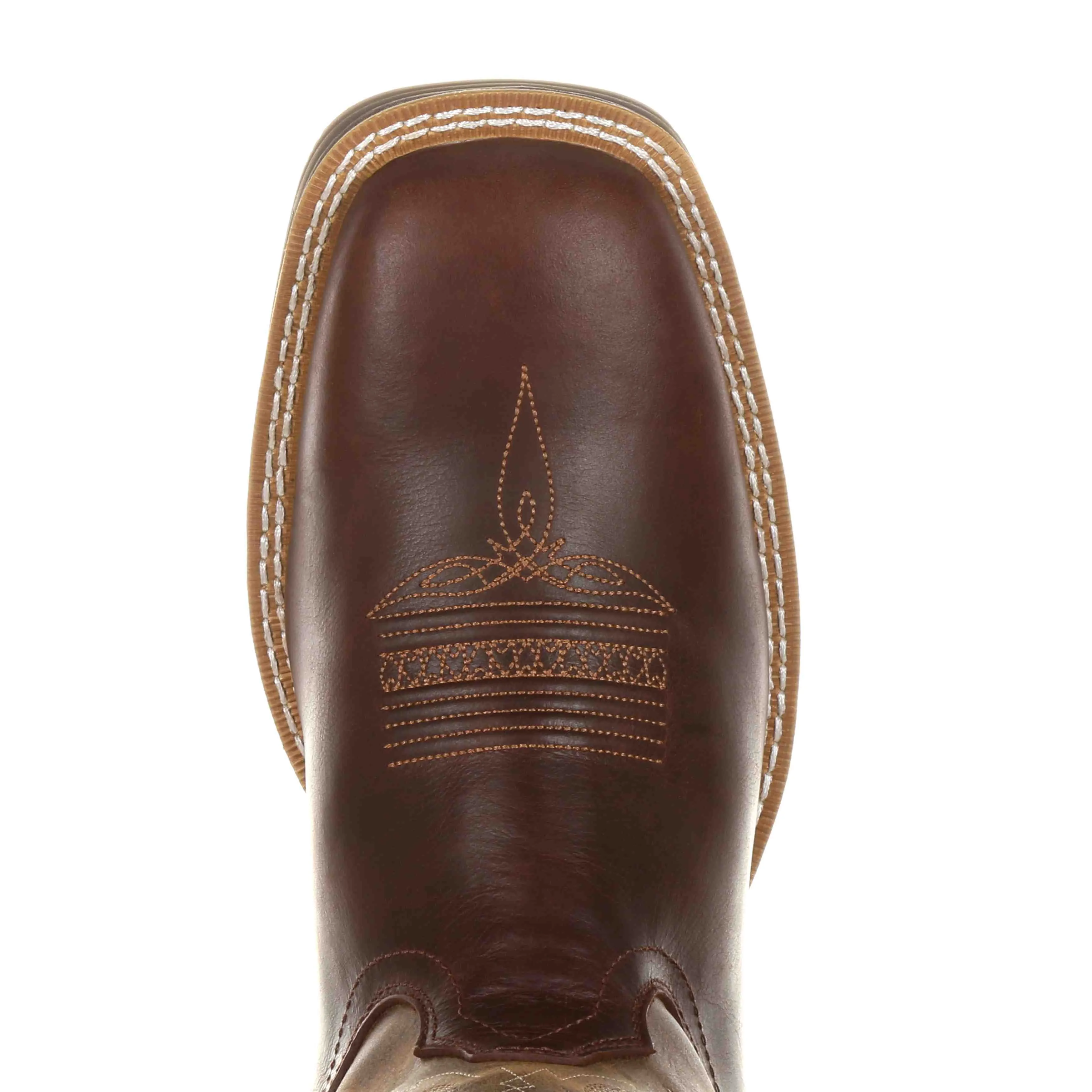Durango Men's Ultra-Lite™ Brown Leather Vintage Waterproof Square Toe Western Boot DDB0137