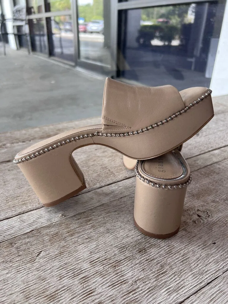 Gianni Bini Open Toe Platform Chunk Heels