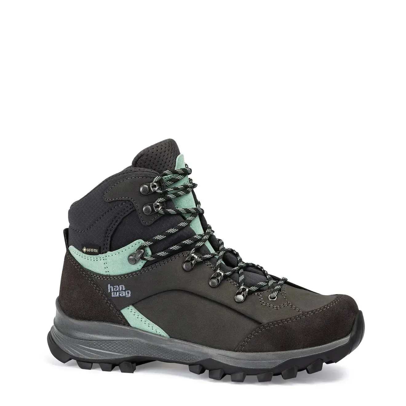 Hanwag Womens Alta Bunion II Lady GTX Asphalt / Mint
