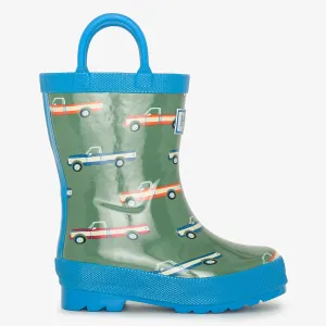 Hatley Big Trucks Shiny Rain Boots
