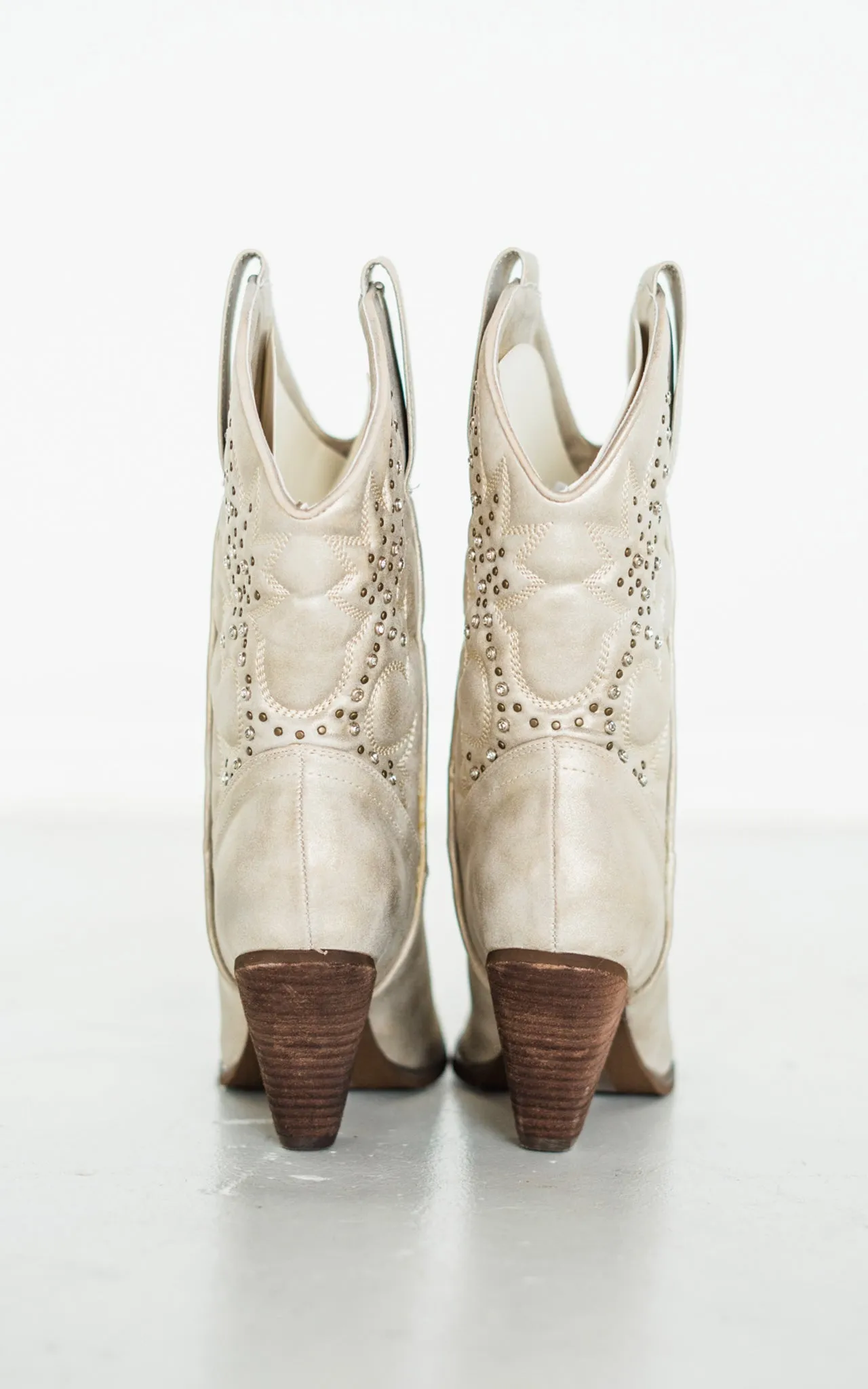Houston Western Boots | Champagne