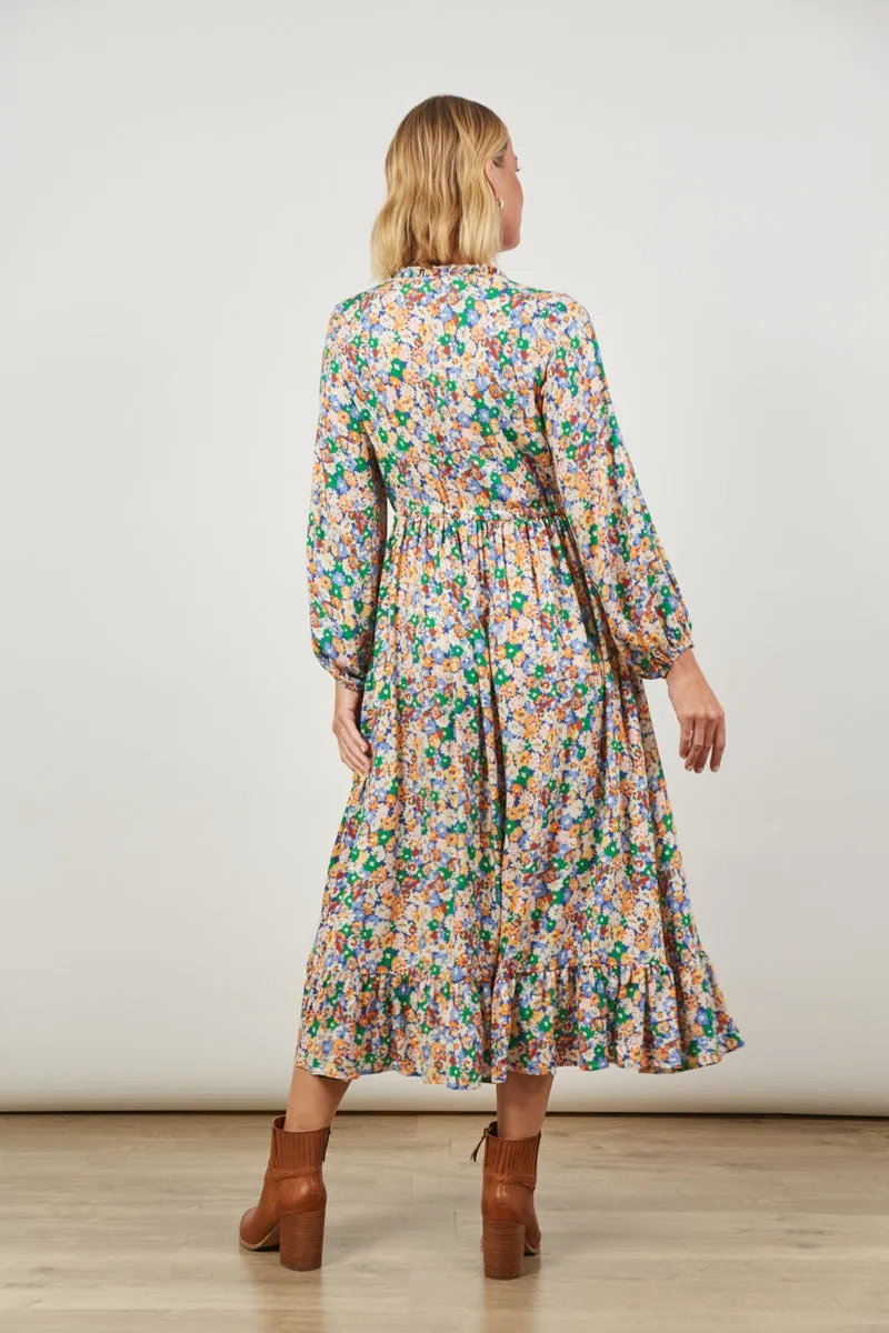 Isle Of Mine - Euphoria Tie Maxi - Meadow Bloom
