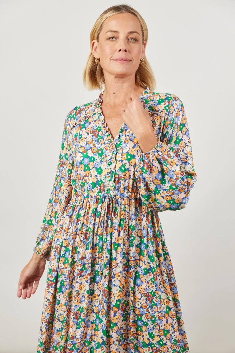 Isle Of Mine - Euphoria Tie Maxi - Meadow Bloom