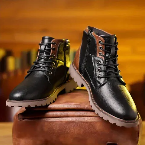 Jethro | lace-up boots made of robust leather