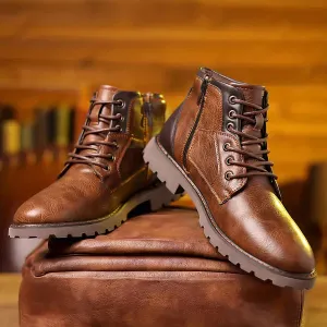 Jethro | lace-up boots made of robust leather