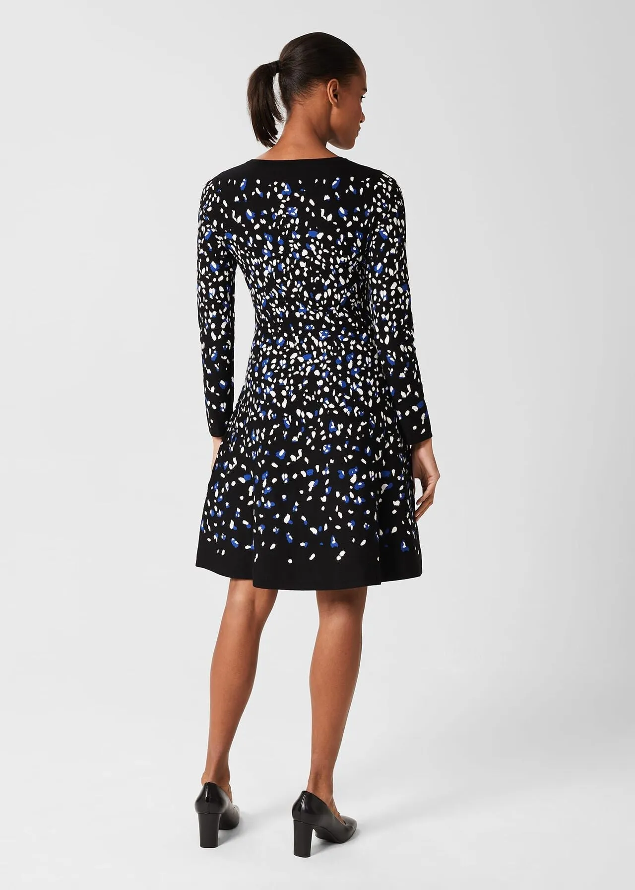 Jodie Knitted Dress 0122/9617/1085l00 Black-Multi