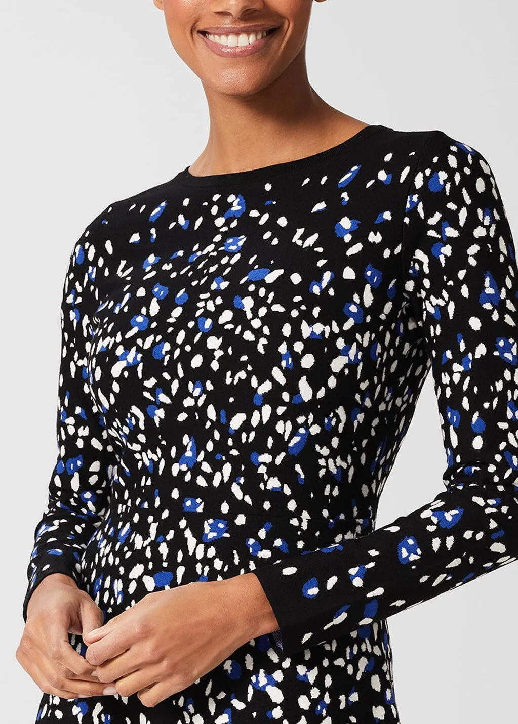 Jodie Knitted Dress 0122/9617/1085l00 Black-Multi