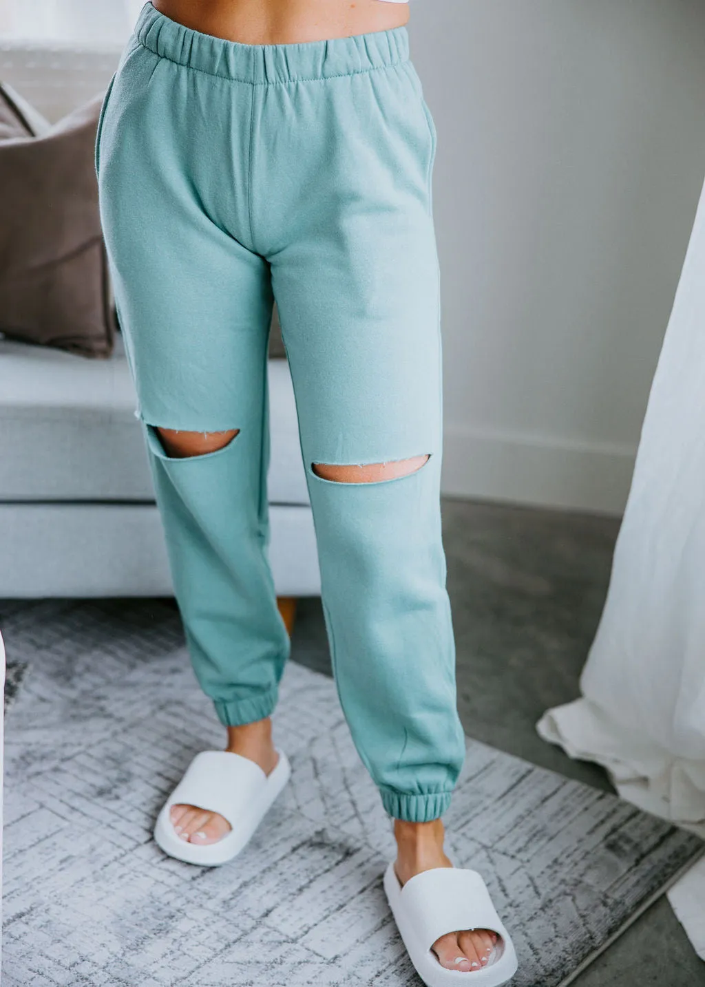 Kole Knee Slit Jogger