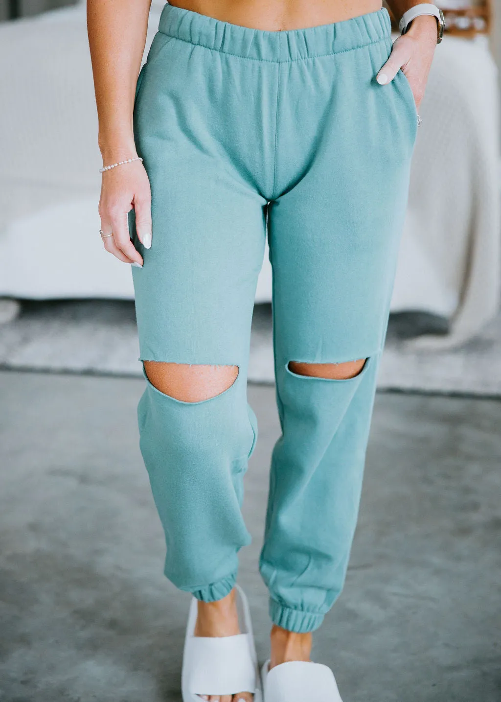 Kole Knee Slit Jogger