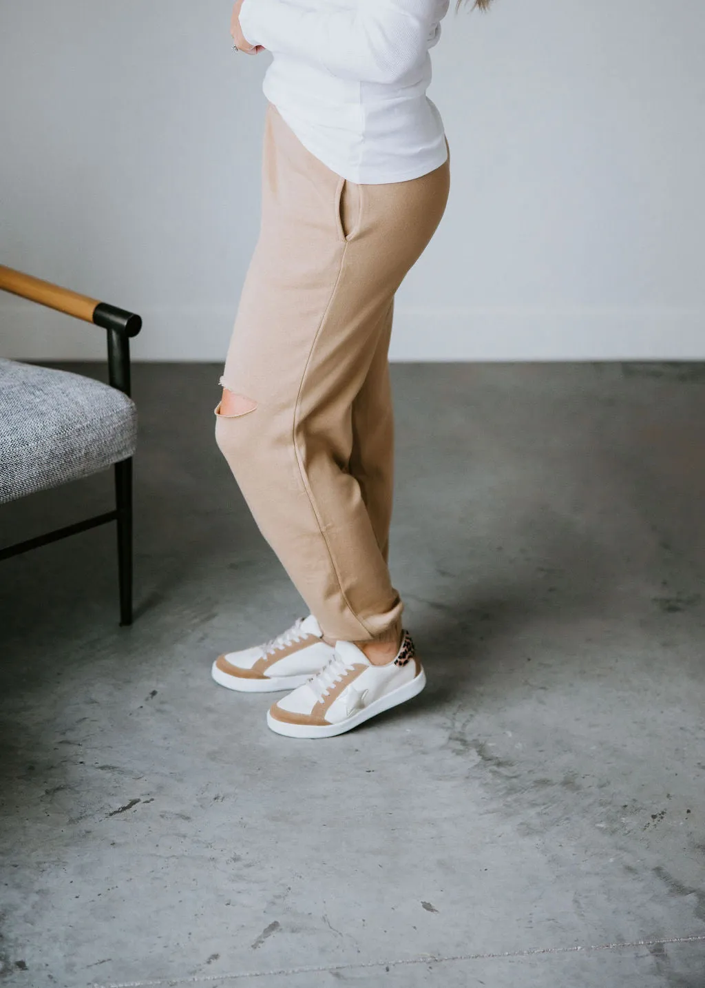 Kole Knee Slit Jogger