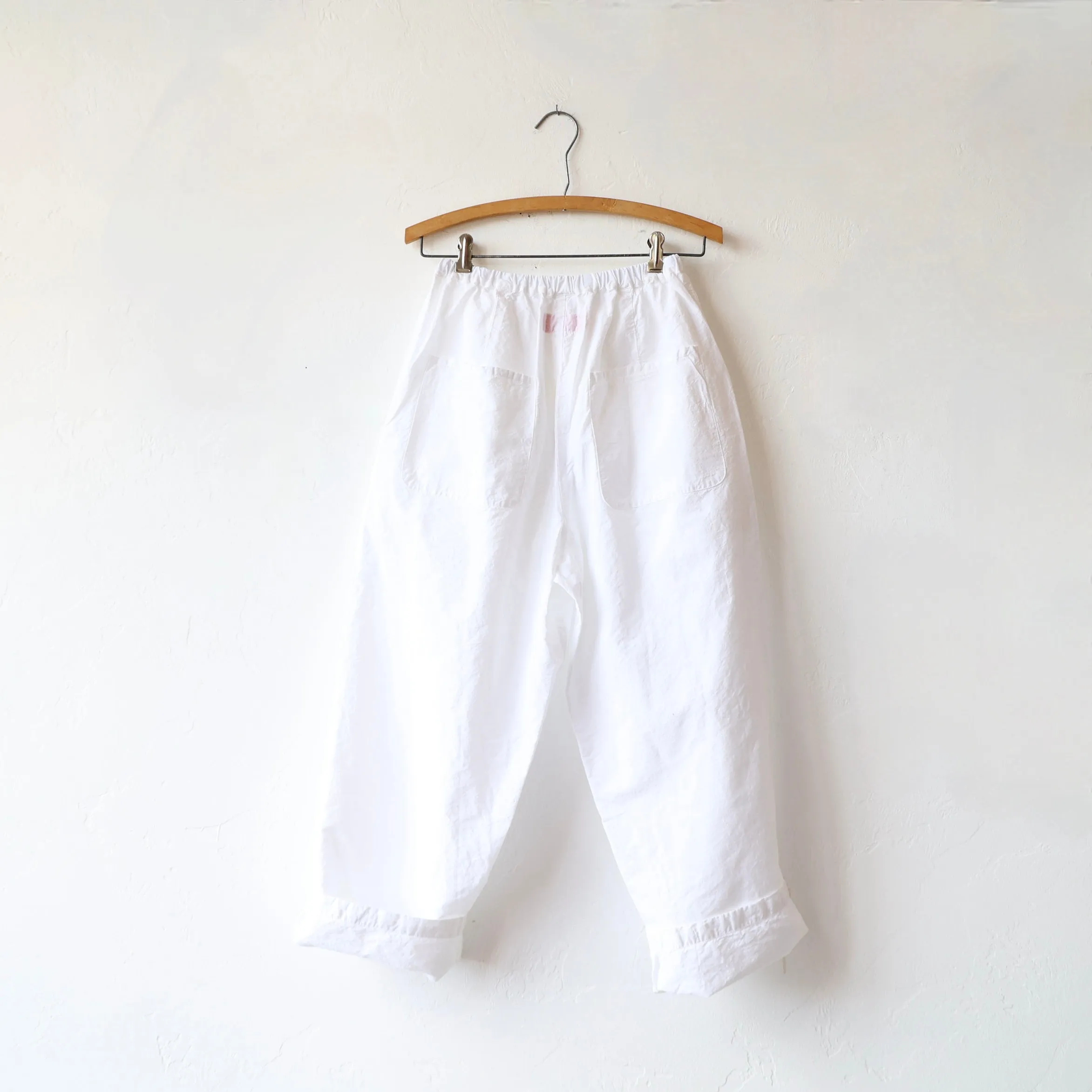 Manuelle Guibal Cotton/Linen Worker Pants - Bright White