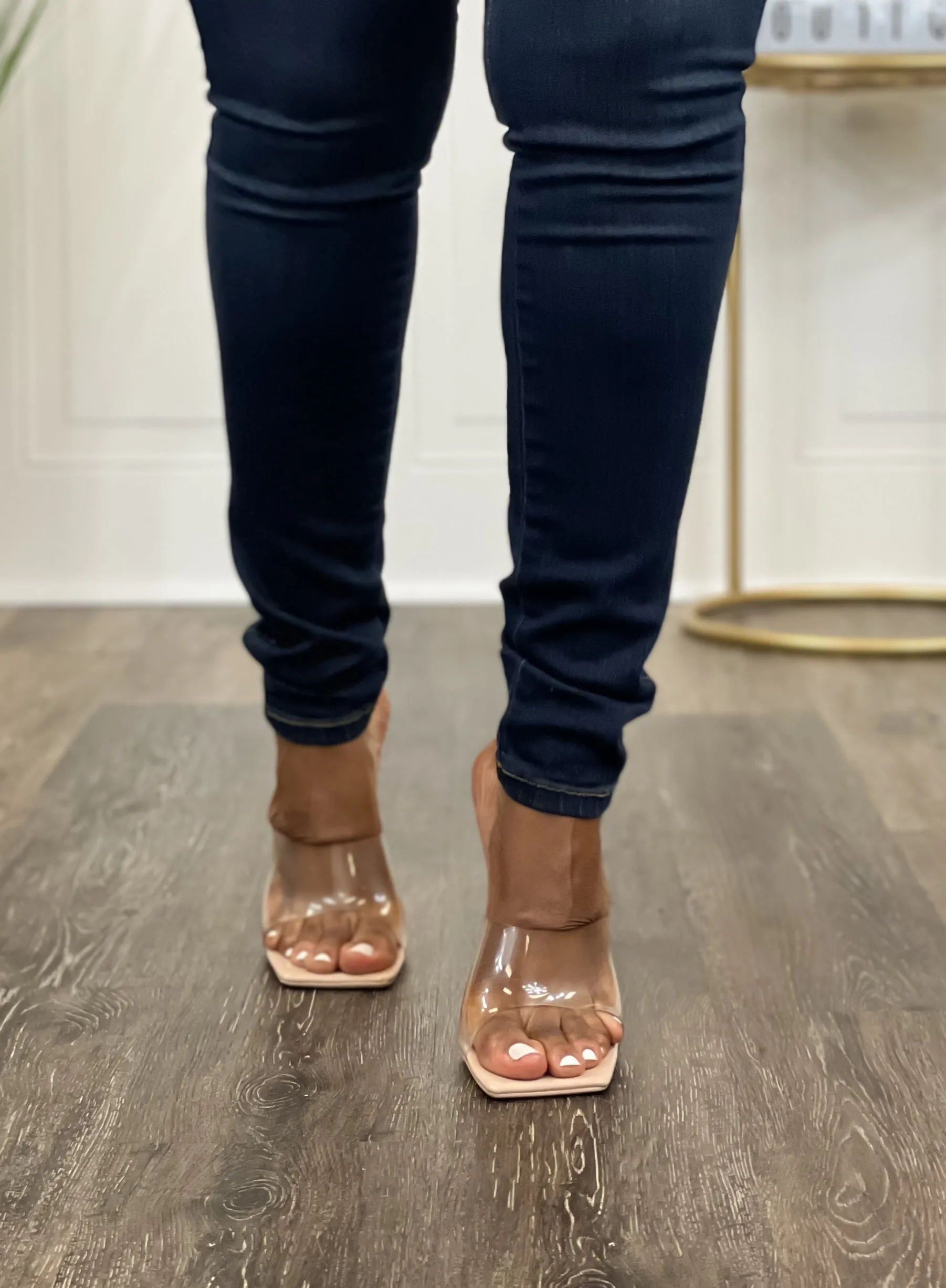 Melody Heeled Mule (Nude)