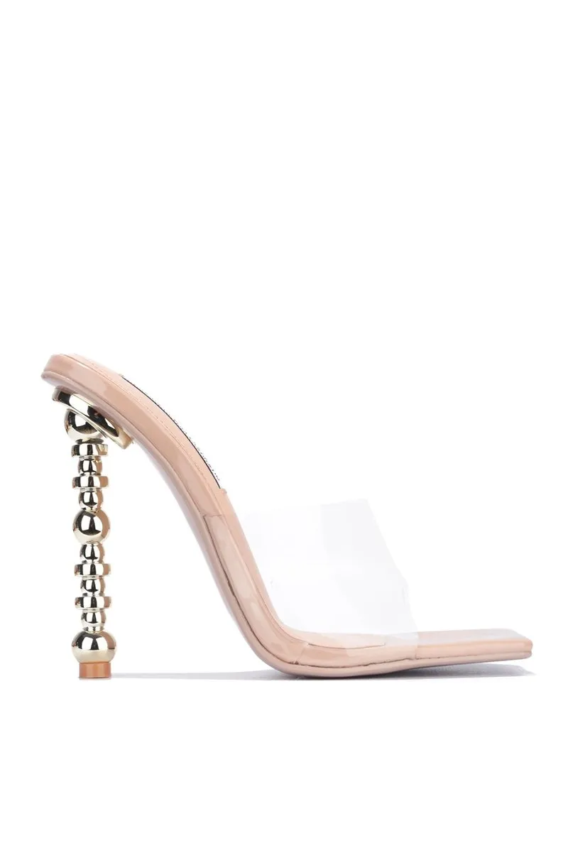 Melody Heeled Mule (Nude)