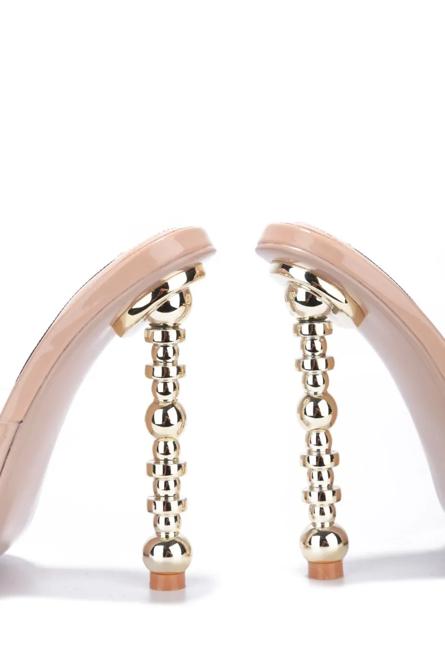 Melody Heeled Mule (Nude)