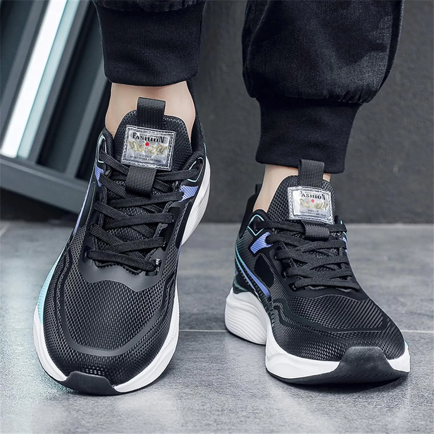 Mens Athletic Running Shoes Lightweight Walking Shoes Trail Mesh Breathable Sneakers Outdoor Jogging Shoes for Men