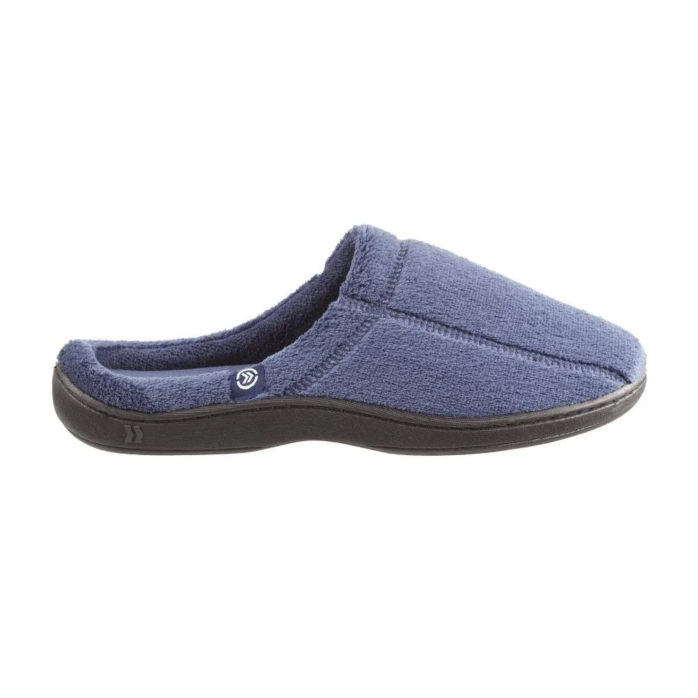 Men’s Isotoner Microterry Hoodback Slippers