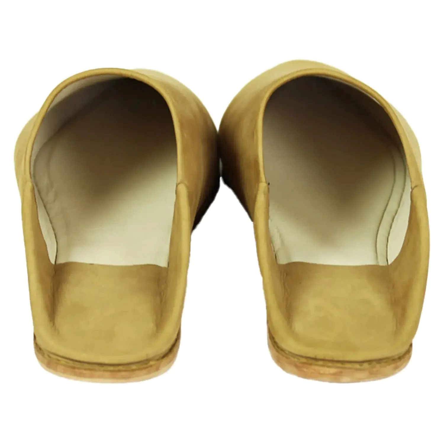 Men's Suede Camely Moroccan Babouches Leather Slippers