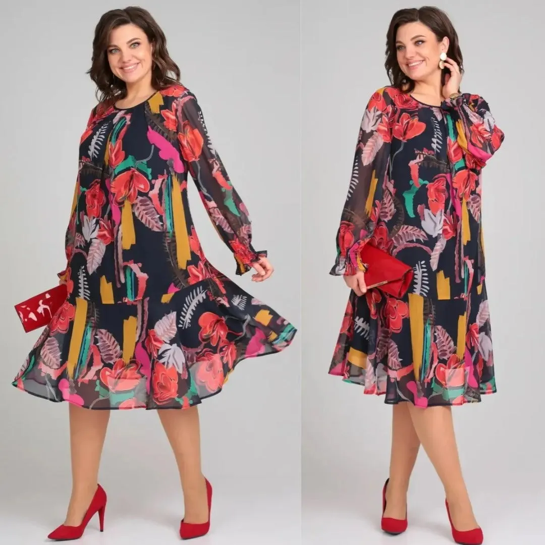 Mirabai® | Floral Midi Dress