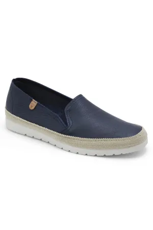 Nuria Nucleo Napa Leather Espadrilles - Marino