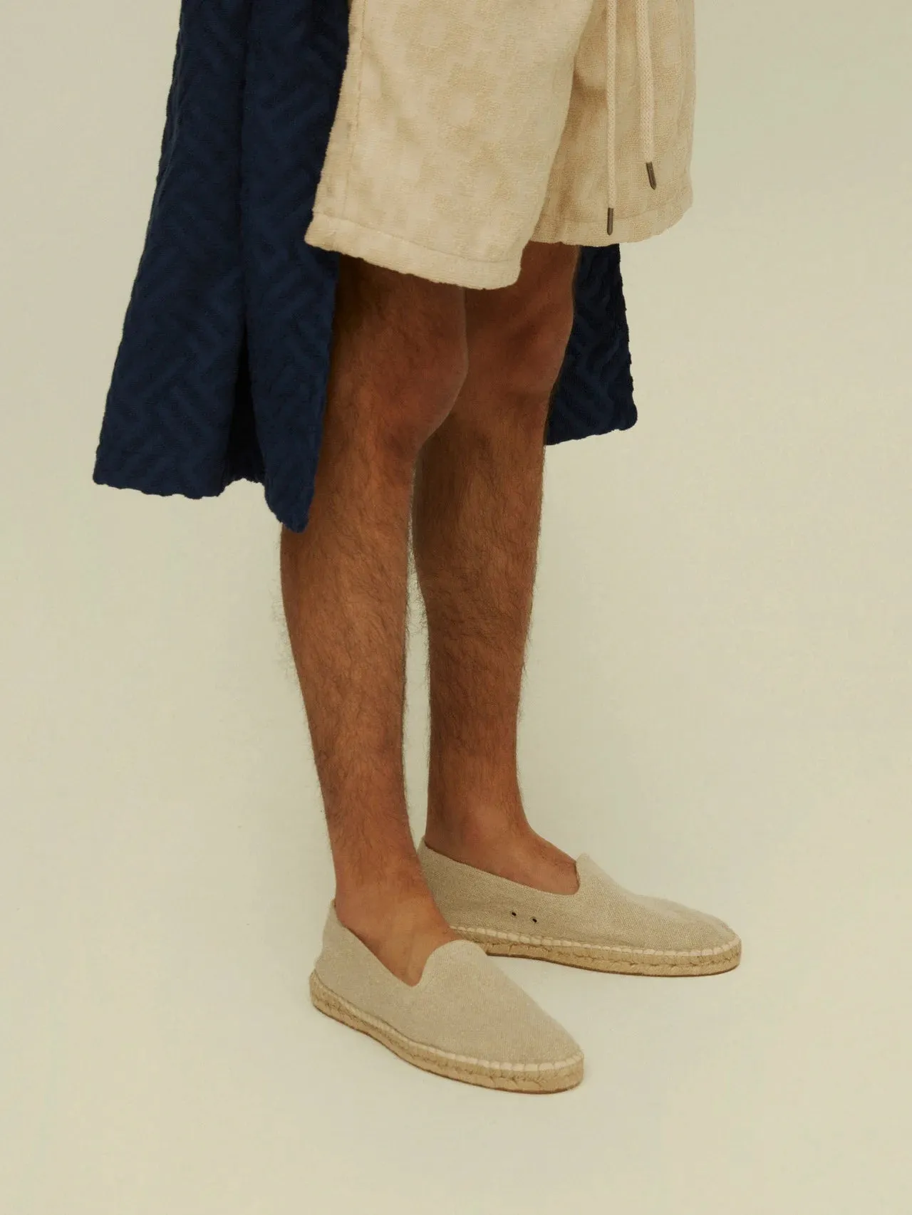 Oas Beige Linen Espadrillos
