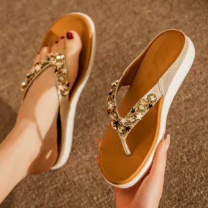 Owlkay Summer Star Bling Slippers