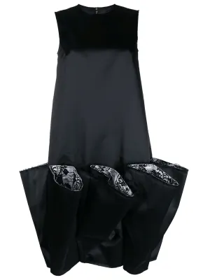 Poly Satin Kint Dress