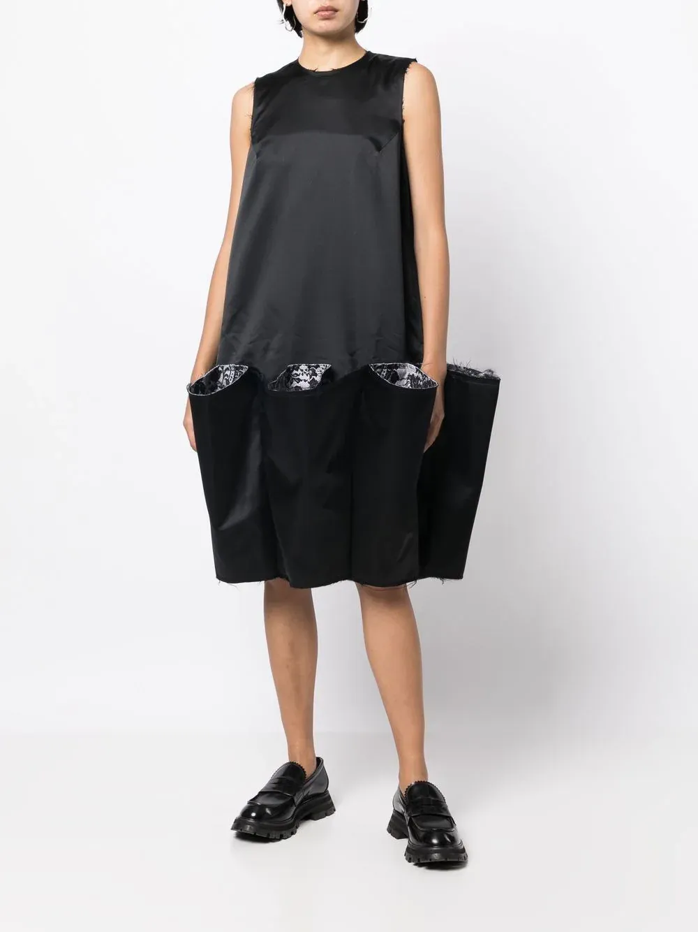 Poly Satin Kint Dress