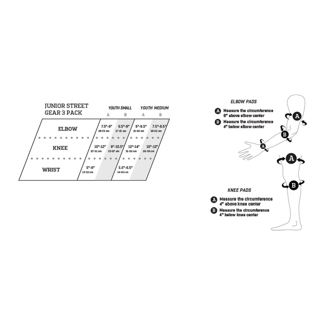 Protec Adult 3 Pack Pad Set