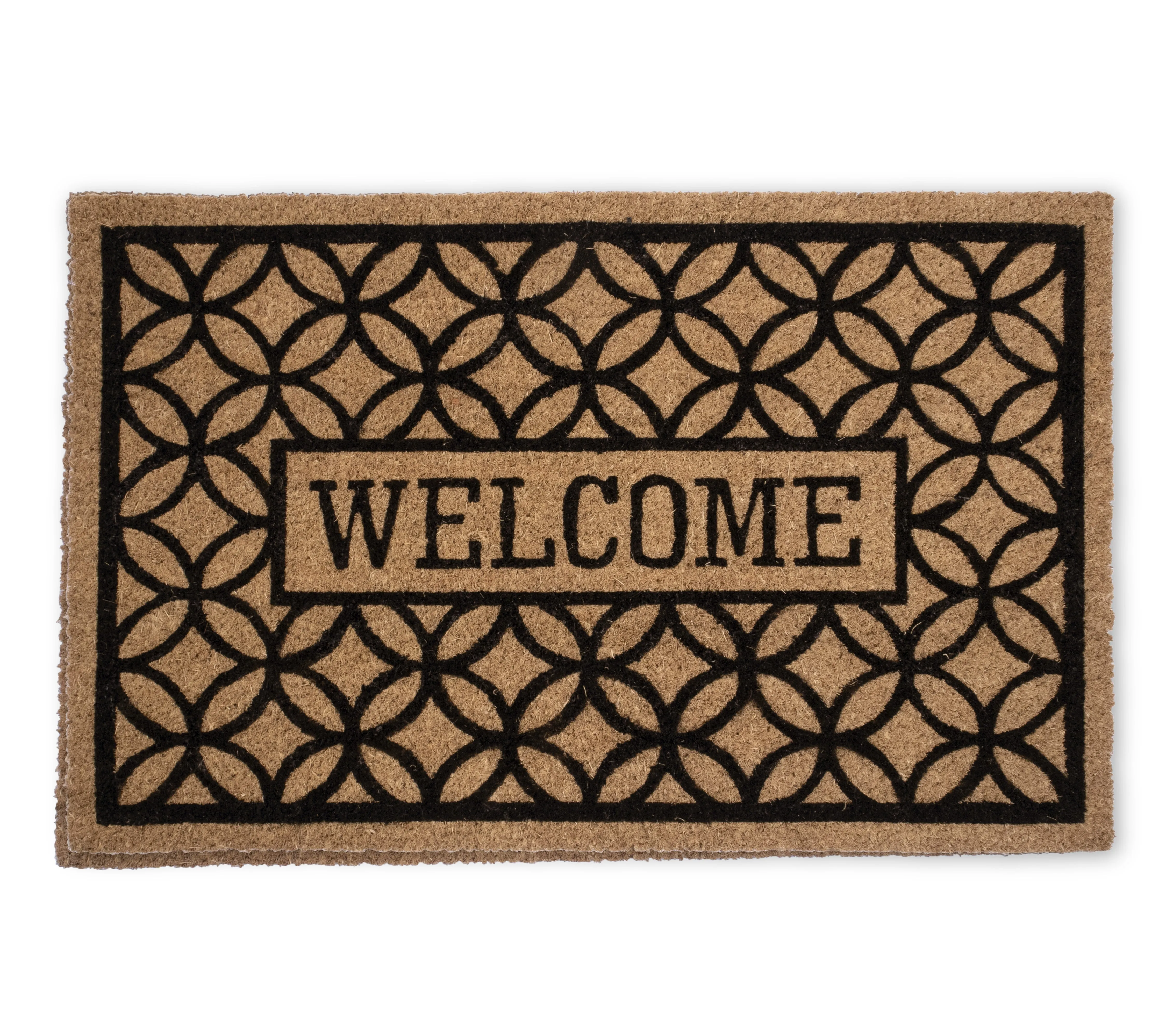 "Welcome" Rubber Non-Slip 28'' x 18'' Indoor Outdoor Doormat