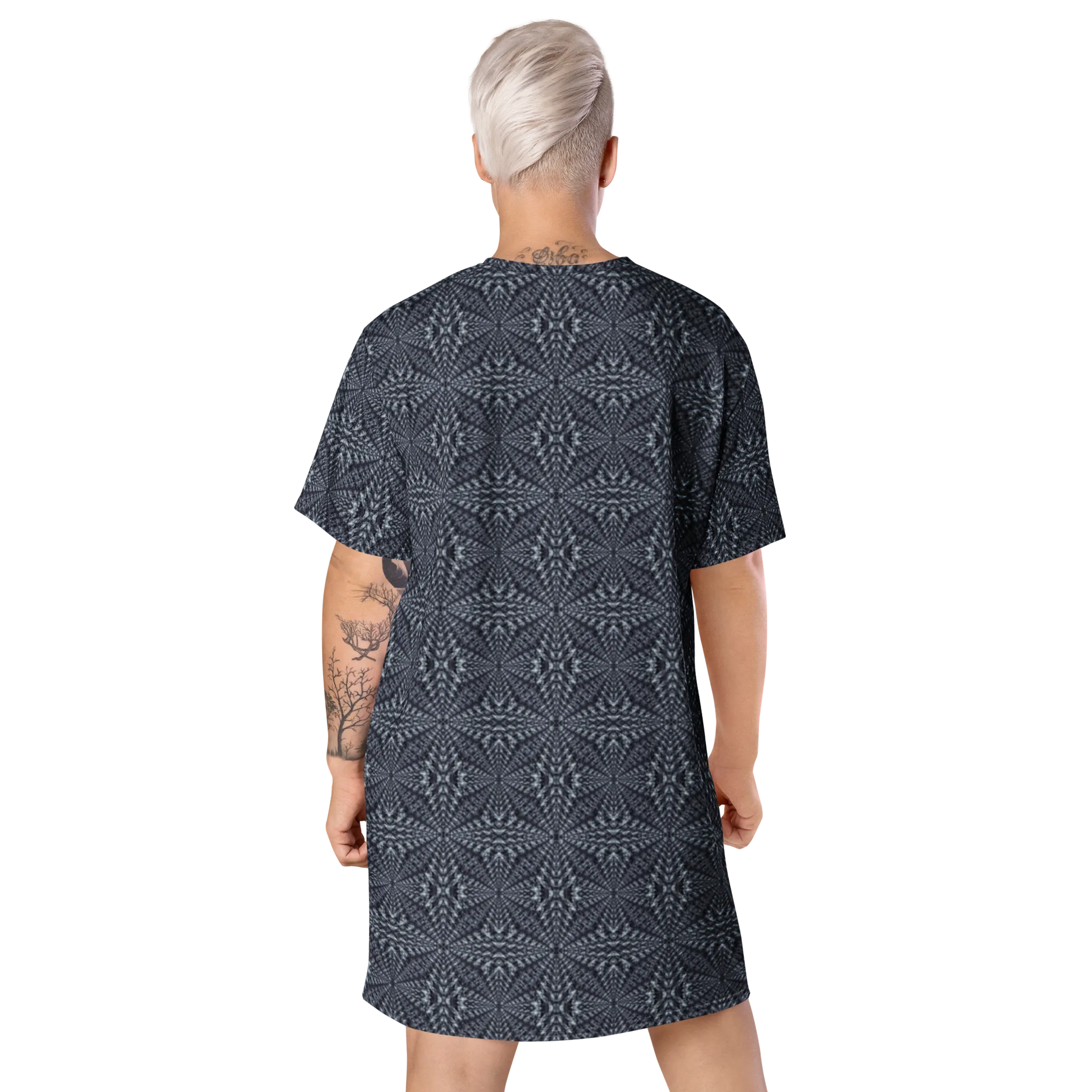 Recursia Fabrique Unknown II T-Shirt Dress In Blue