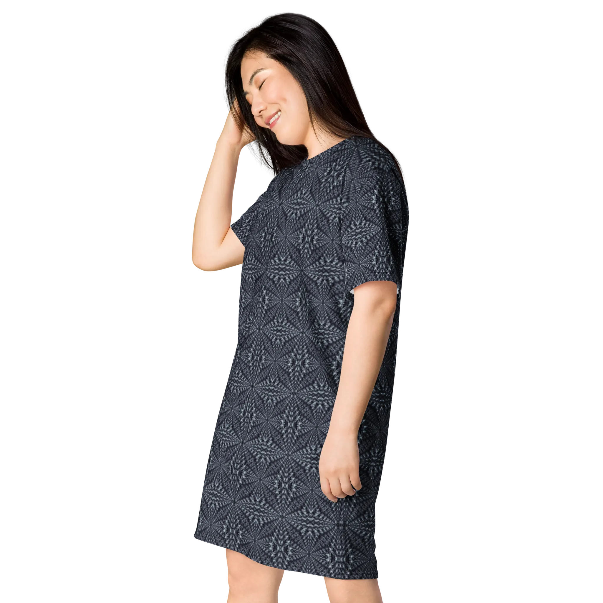 Recursia Fabrique Unknown II T-Shirt Dress In Blue