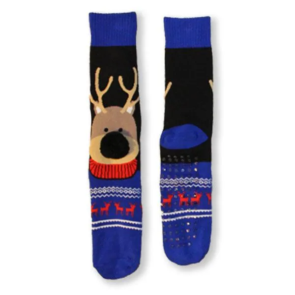 Reindeer Christmas Slipper Women’s Sock