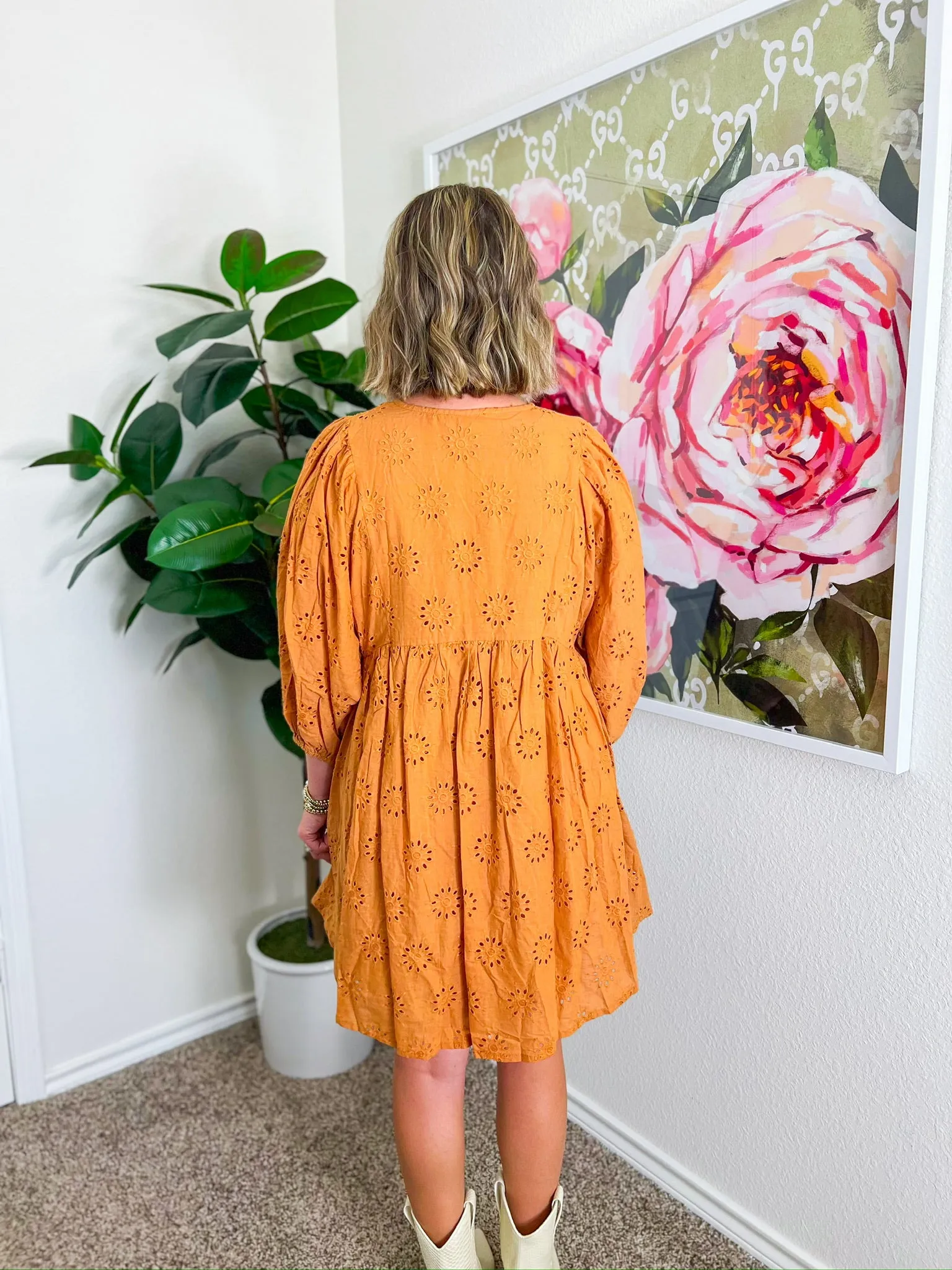 Seasonally Minded Mini Dress - Camel