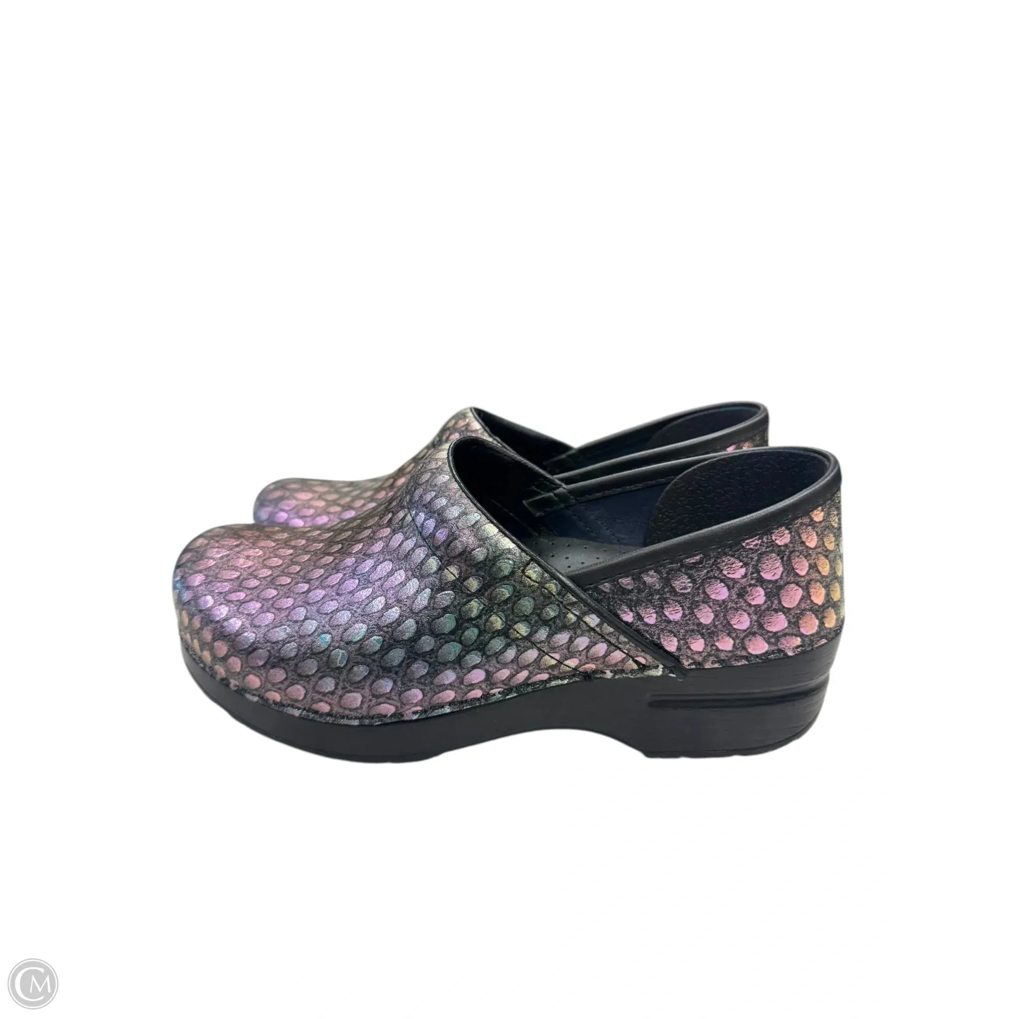 Shoes Heels Wedge By Dansko In Snakeskin Print, Size: 8.5