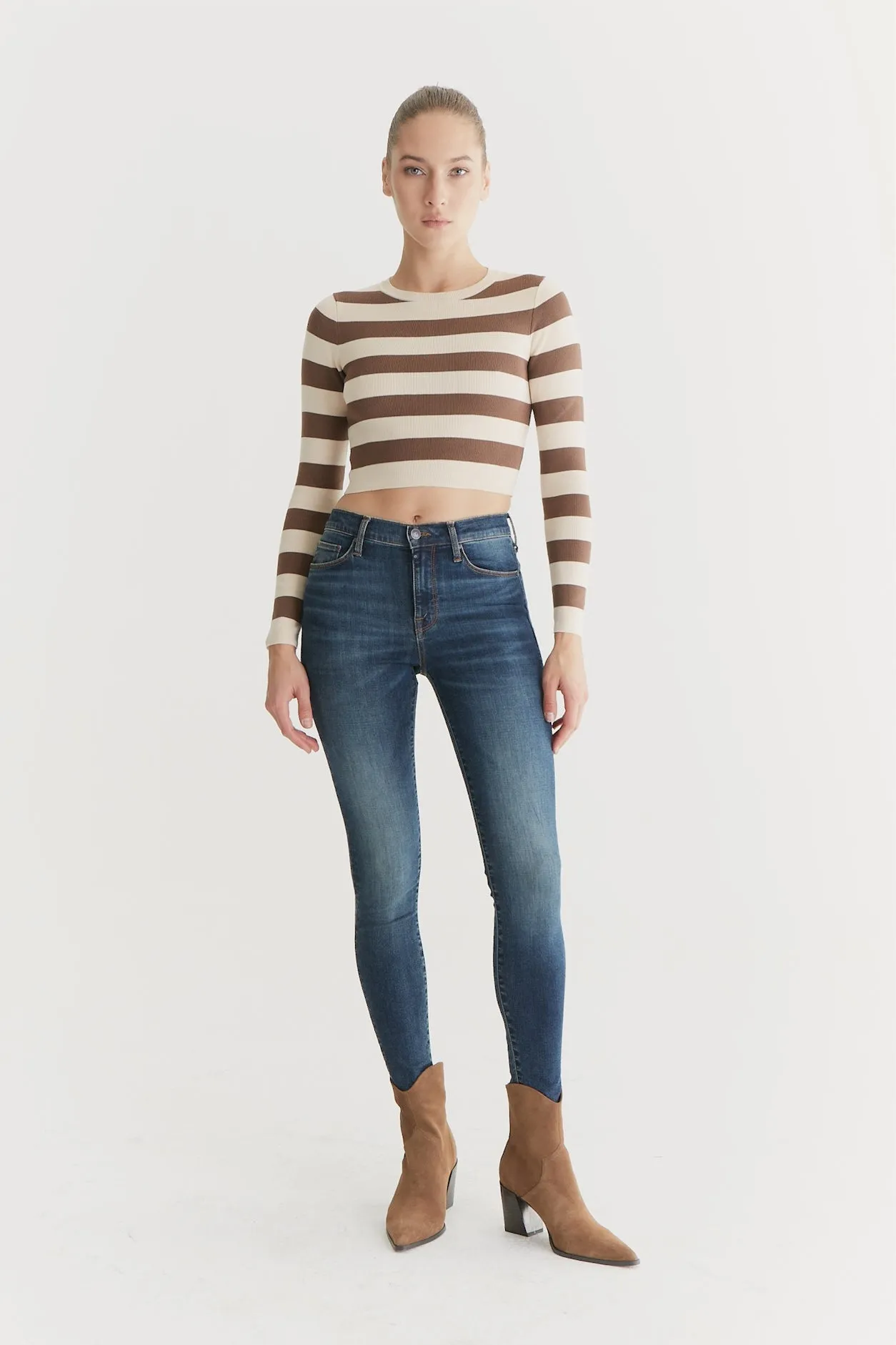 Sophia - High Waist Super Skinny - Green Way
