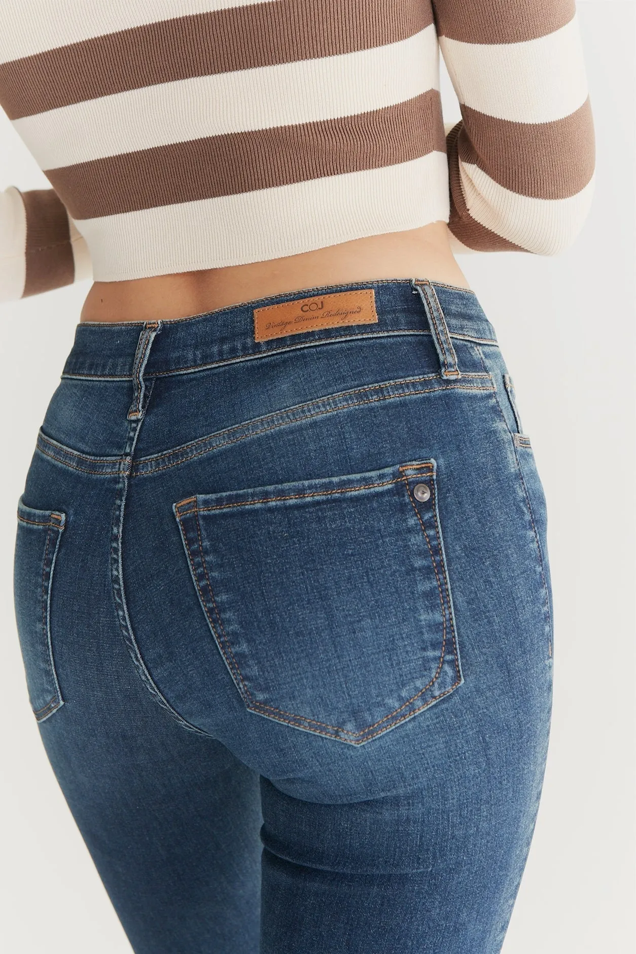 Sophia - High Waist Super Skinny - Green Way