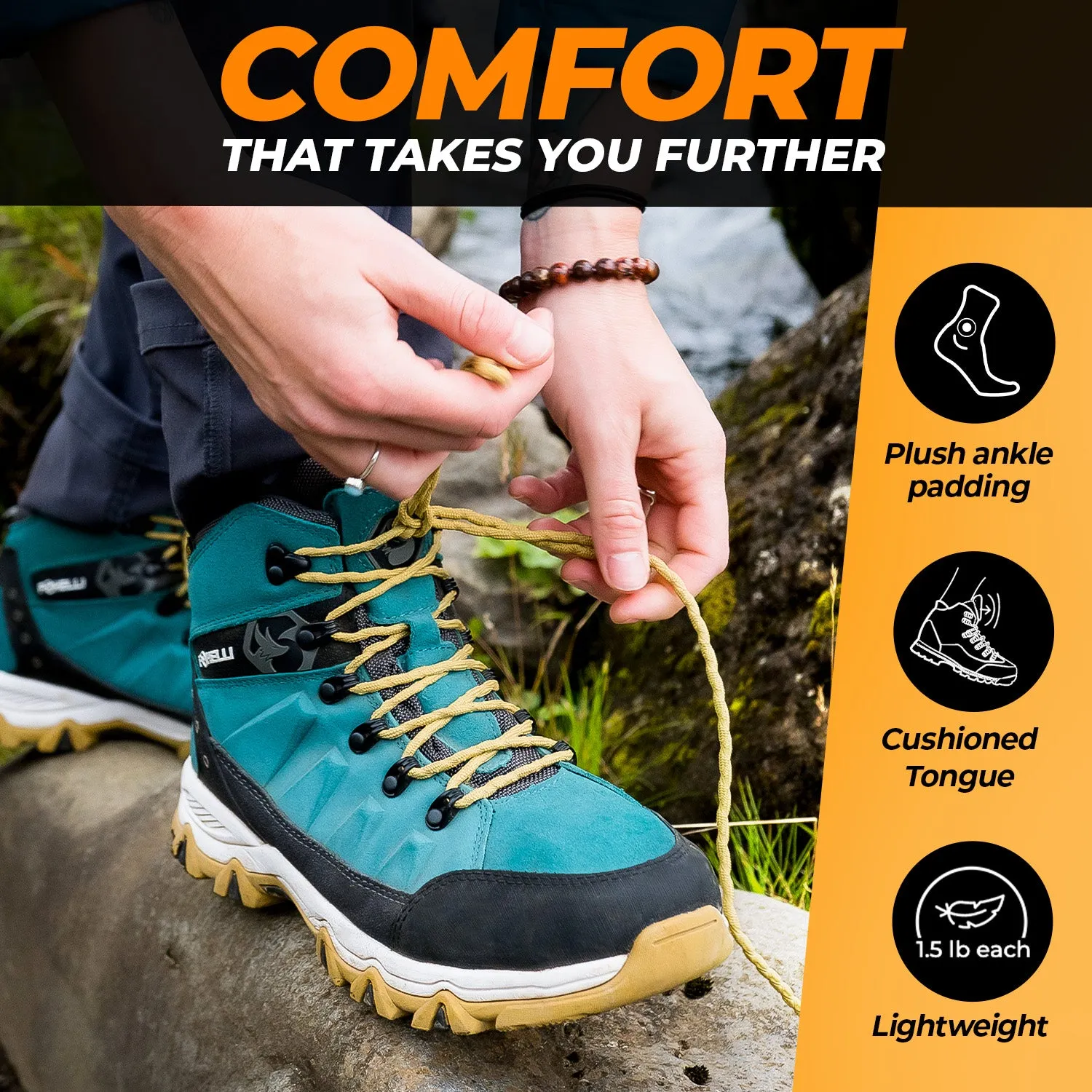 Women’s Hiking Boots – Teal