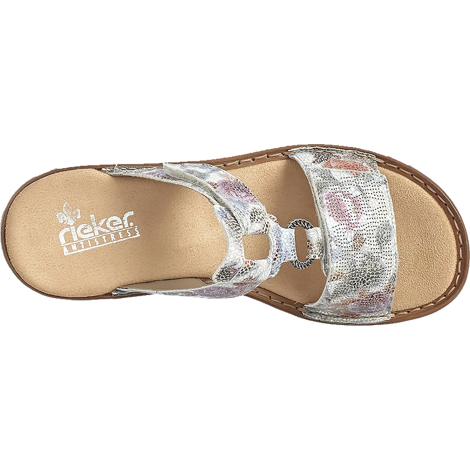 Women's Rieker 60885-90 Regina 85 White Multi Synthetic